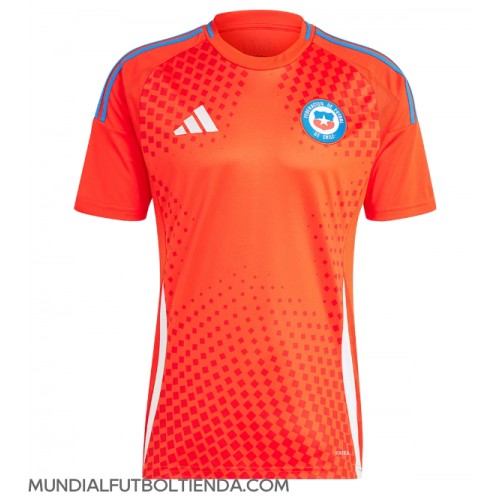 Camiseta Chile Primera Equipación Replica Copa America 2024 mangas cortas